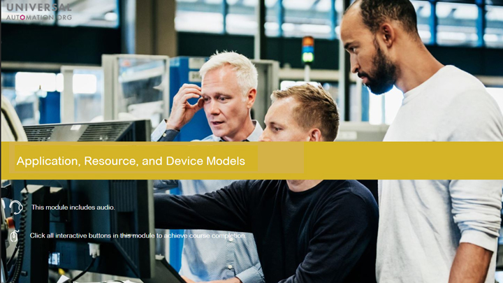 Modul - Application, Resource, Device Models